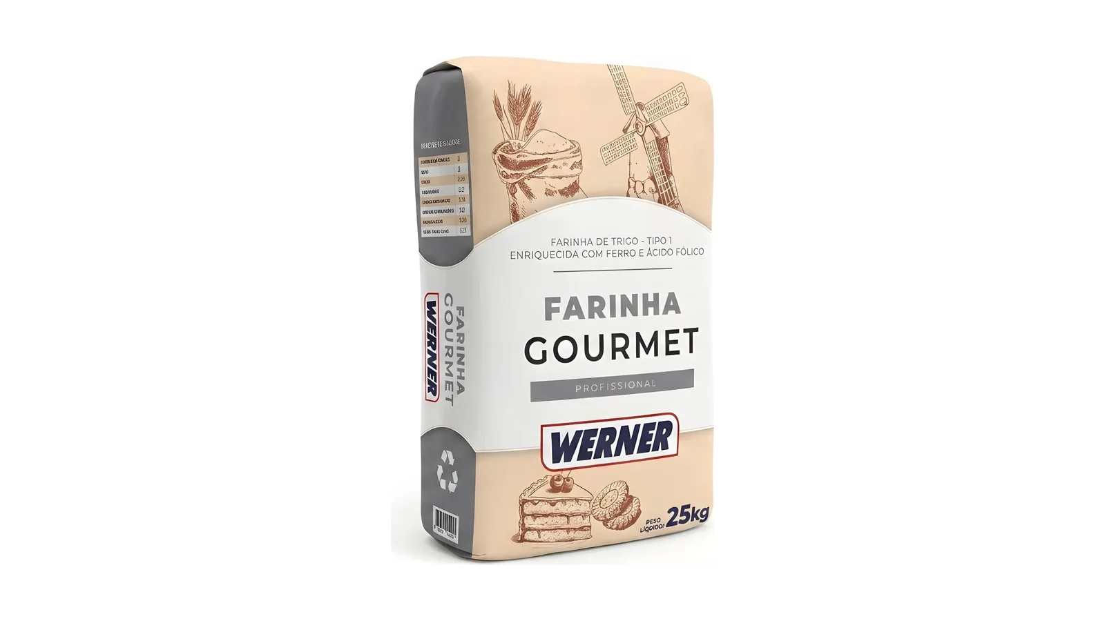 FARINHA DE TRIGO WERNER GOURMET